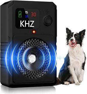 Anti Bell Gerät Hunde, 3 Modi Antibell Ultraschall Gerät, 50 Fuß Stopp Hundebell Gerät, IPX4 …