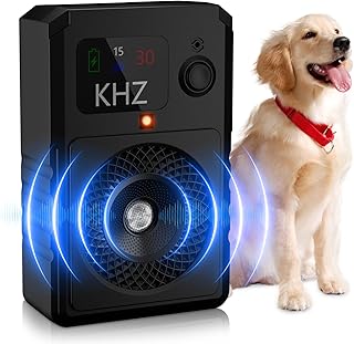 Anti Bell Gerät Hunde – 50 Fuß Reichweite – 3 Modi Antibell Ultraschall Gerät – IPX5 Wiederauf…