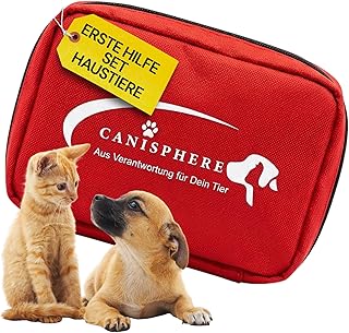 Erste Hilfe Set to Go Hund & Katze – Kompakte Hunde Reiseapotheke im Softcase – 10-teiliges Hunde…