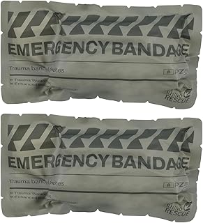 RHINO RESCUE 4in Notfall-Verband, Gepresste Wunde, Medizinische Sterile Abriegelung, Medizinische…