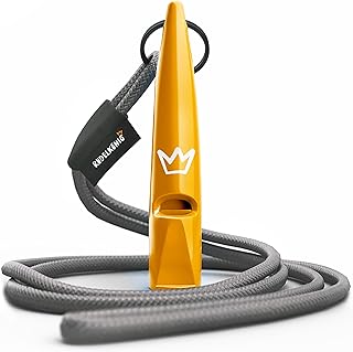 Rudelkönig Hundepfeife Rückruf – Professionelle Trainingspfeife mit genormter Frequenz und Pfei…