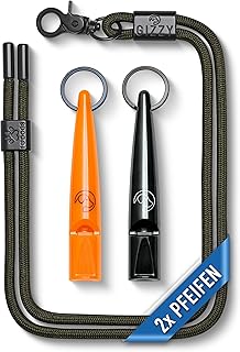 GIZZY® 2X Hundepfeife lauter & weitreichender Pfeifton I 2X Hundepfeifen ideal als Erziehungshil…