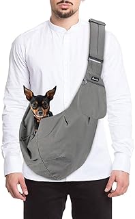SlowTon Hundetragetasche, Haustier Hundetasche mit verstellbarem, gepolstertem Schultergurt und F…