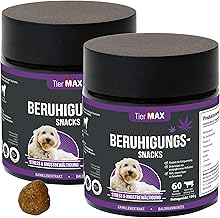 Hunde Beruhigung Snacks (120 Stück) – Natürliche Entspannung & Stressbewältigung – Baldria…