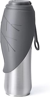 Hunde Trinkflasche für Unterwegs, 750 ml Isolierte Edelstahl Hundetrinkflasche, Tragbare Wasserf…