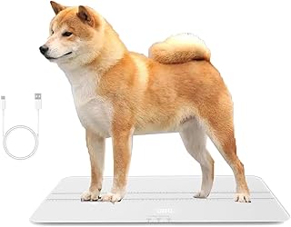 Digitale Haustierwaage für Hunde und Katzen, große Hundewaage, max. 220 Pfund, wiederaufladbare…