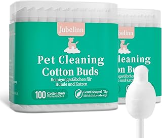 Jubelinn Reinigungsstäbchen – Speziell entwickeltes Kürbiskopf-Design für Hunde & Katzen – San…
