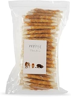 Kaustange mit Huhn – Hundesnack – 12,5cm – 100 Stück