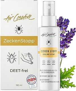Hautspray gegen Zecken – Zeckenschutz Mensch – DEET-frei, Zeckenspray für Kinder und Erwachsene,…