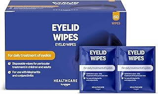 Healthcare by Amazon Augenlid-Reinigungstücher zur Behandlung der Augenpartie bei Erwachsenen un…
