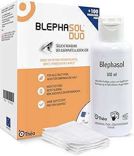 Thea Pharma GmbH Blephasol Duo Lotion + Reinigungspads zur Lidhygiene, 1 stück Kombipackung, 100 ml