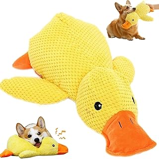 YeahBoom Anti Stress Ente für Hunde,Ente Hundespielzeug,Antistressente für Hunde,Quietschspielz…