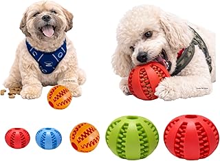 Leckerli Bälle für Hunde 5er-Set – Snackball & Futterball zur Beschäftigung – Intelligenzs…