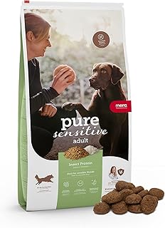 mera Pure Sensitive Insect Protein Hundefutter Trockenfutter (4kg), mit Insektenprotein für Sens…