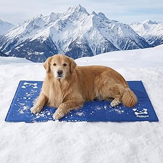 BEDSURE Kühlmatte für Hunde Extra Groß– 120x75cm selbstkühlende Gelmatte mit kratzfestem 30…
