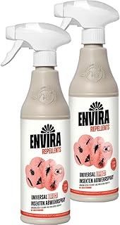Envira Universal Effect Insekten Abwehrspray 2 x 500 ml – Extra starkes Spray mit Langzeitwirkung…