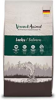 Venandi Animal – Premium Trockenfutter für Katzen – Lachs, 1er Pack (1 x 6,5kg), getreidefrei mi…