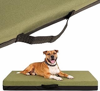 COOL PET Orthopädische Hundematratze, 100 × 67 × 10 cm – VISCO-Schaumstoff (Memory-Schaum), …