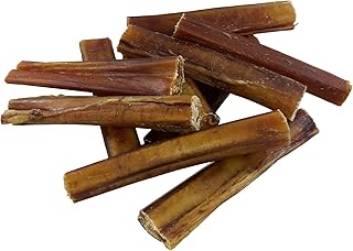 Ochsenziemer für Hunde 20 Stück, 12 cm, 400 g – 100% Rind, naturbelassener Kausnack, sehr har…