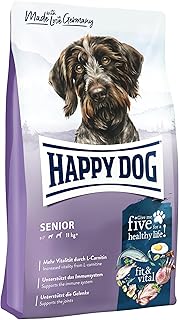 Happy Dog 60766 – Supreme fit & vital Senior – Hunde-Trockenfutter für ältere Hunde – 12 kg Inhalt