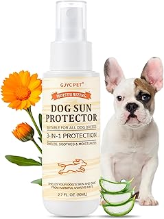Hunde Sonnenschutz-Spray SPF 25 – Leichtes, Öl-basiertes UV-Schutzspray für empfindliche Haut…
