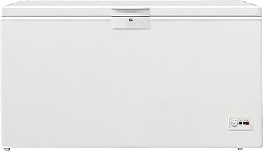 Beko HSM46740 Gefriertruhe groß, 451 l Nutzvolumen, 3 Gefrierkörbe, Temperaturalarm, abschließ…