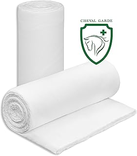 Mullwatterolle Pferd 40cm x 5m | Verbandwatte für die Stallapotheke | Zuverlässige Erste Hilfe …