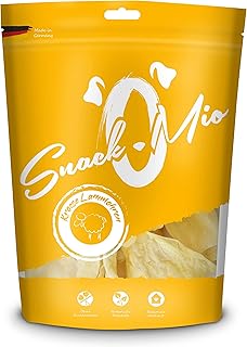 SnackOMio – Premium Hundesnack – krosse Lammohren, getreidefrei, 1er Pack (40 Stück)