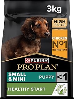 Pro Plan Small und Mini Puppy Healthy Start, Welpenfutter trocken, reich an Huhn, 1er Pack (1 x 3…