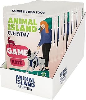 Animal Island Everyday Vollnahrung Nassfutter für Hunde Kleiner Rassen Pastete mit Wildfleisch, …
