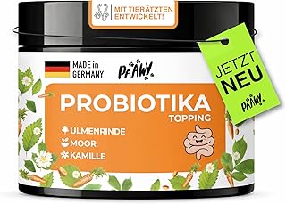 Probiotika Hund – 10-in-1 Wirkstoff-Komplex mit Ulmenrinde & Moor – Pro- & Präbiotika Futtertopp…