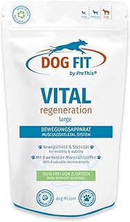 DOG FIT by PreThis® VITAL Regeneration für Hunde I Knorpel, Sehnen, Bänder, Faszien I Kollagen…