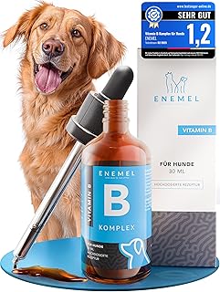 Vitamin B Komplex Hund Tropfen 30 ml – flüssige Vitamine für Hunde zur einfachen Anwendung, B…