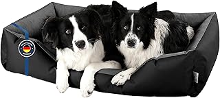 BedDog Hundebett XXL – Hundekissen – Hundekorb – Hundecouch – Hundesofa – Bezug abziehbar, Waschb…