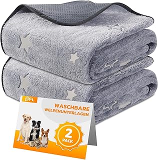 PICK FOR LIFE Haustier-Urinunterlage Waschbar Welpenunterlagen Matte für Hunde Schnell Absorbier…