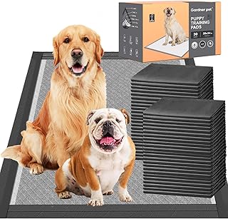 Gardner Pet Welpenunterlagen mit Kohlenstoff zur Geruchskontrolle, 70x85cm groß PIPI Matten für…