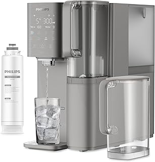 Philips Water Umkehrosmose-Wasserstation ADD6921DG/10 – Entfernt bis zu 110 Substanzen, soforti…