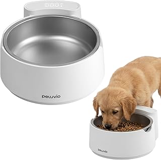 Scalo Hundenapf mit integrierter Waage, Digitaler Futternapf 700 g, 1 g Genauigkeit, Tara Funktio…