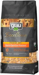 GRAU – das Original – Getreideflockenmischung mit Gemüse für Hunde – Exc SDC Premium Mix Ba…