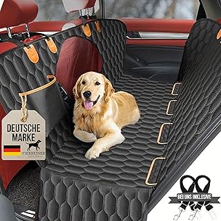 VierbeinerStube® Autoschondecke Hund Rückbank – Wasserdicht, Robust, rutschfest, Waschbar –…