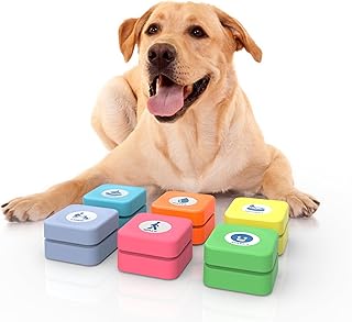 Vhffoso hundeklicker clicker Hund Buzzer mit aufnahmefunktion Agility Set Hunde Hund zubehör Dog…
