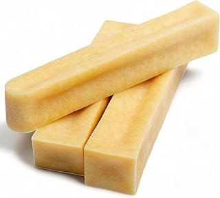 Natürliche Käse Kauknochen für Hunde – Sehr Schmackhafte, Harte und Haltbare Natürliche Kaukn…
