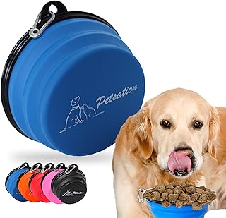 Faltbarer Hundenapf für unterwegs [Das Original] Reisenapf, Fressnapf & Wassernapf für Hunde – …