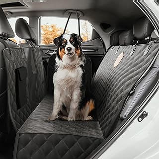 Rudelkönig Hundedecke Auto Rückbank – Wasserabweisende Autodecke für Hunde mit Seitenschutz un…