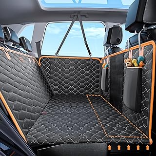 JOEJOY Hundedecke Auto Rückbank, Hundesitz Auto Rückbank Verbreitert mit Harter Unterseit, Hund…