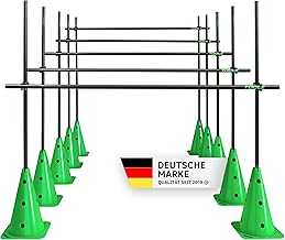 TOOLZ Agility-Training Set – Hürden, Slalomstangen und Kegel für Sport, Fitness, Koordinationst…