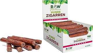RAW Nature Hunde-Zigarre Känguru PUR 60-Stück – 100% natürliches Hundesnack – Monoprotein – hy…