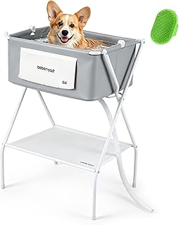 Beberoad Kleine Haustiere Badewanne, Multifunktionale zusammenklappbare Haustier Badewanne Mit En…