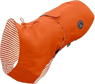 Hunter Hunde-Regenmantel Milford, Farbe: orange, ergonomische Passform für optimalen Schutz, ind…