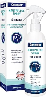 Canosept Hautpflegespray für Hunde 250ml – Milben Hund, gegen Juckreiz, Milbenspray Hunde, Grasm…